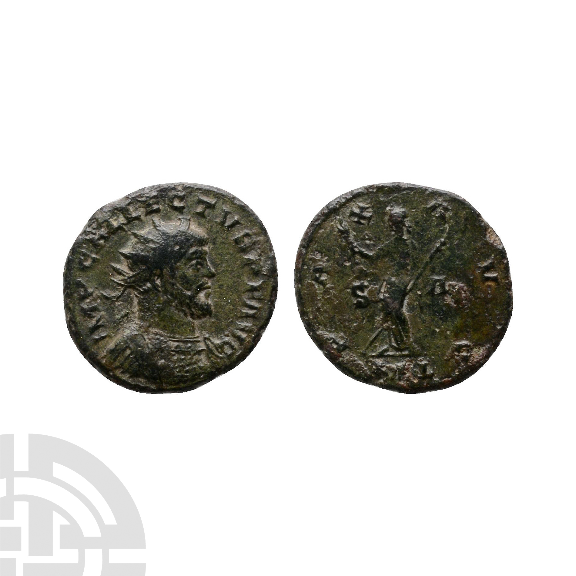 Ancient Roman Imperial Coins - Allectus - London - AE Antoninianus
