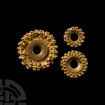 Western Asiatic Graduated Gold Bead Group