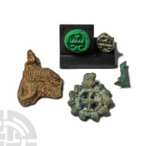 Egyptian Faience Amulet Group