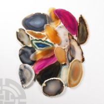 Natural History - Mixed Cut and Polished Agate Slice Collection [20]