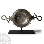 Greek Silver Wine Strainer