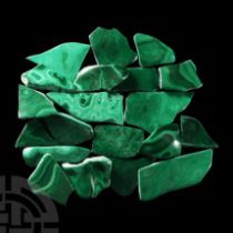 Natural History - Polished Malachite Section Group [20]