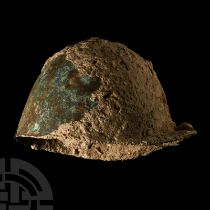 Roman Bronze Legionary Helmet with Inscription