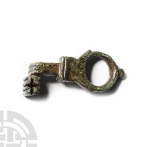Roman Bronze Casket Key