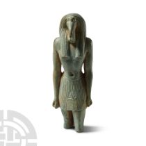 Egyptian Faience Figure of Thoth