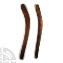 Aboriginal Boomerang Pair