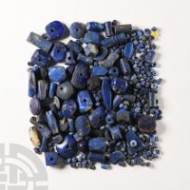 Western Asiatic Lapis Lazuli Necklace Bead Collection