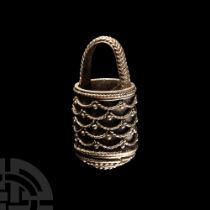 Pre Viking Silver Aroma Bucket Pendant