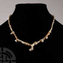 Western Asiatic Stone and Other Bead Necklace