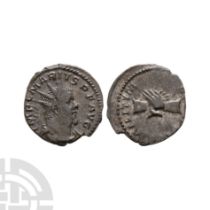 Ancient Roman Imperial Coins - Marius - Clasped Hands AE Antoninianus