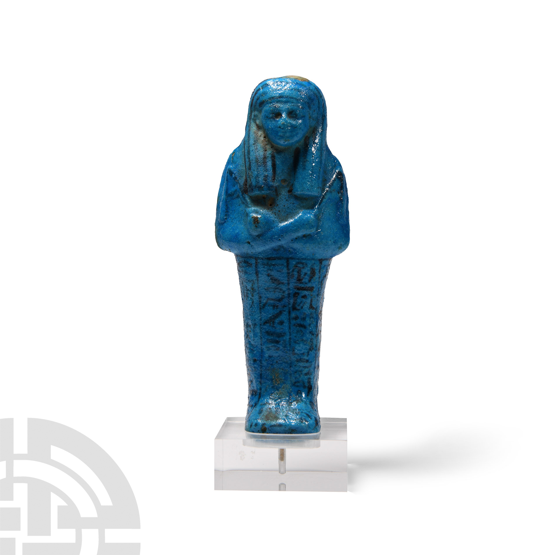 Egyptian Blue Faience Shabti for Nesitanebisheru