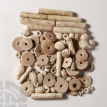 Mesopotamian Shell Necklace Bead Group