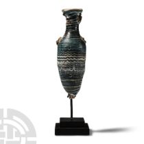 Phoenician Marvered Glass Amphoriskos
