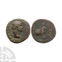 Ancient Roman Imperial Coins - Nero - Victory AE As