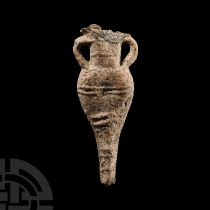 Byzantine Lead Pilgrim's Holy Water Ampulla