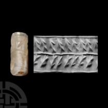 Western Asiatic Chalcedony Cylinder Seal