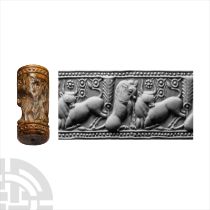 Western Asiatic Stone Cylinder Seal