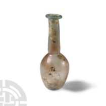 Roman Translucent Glass Bottle