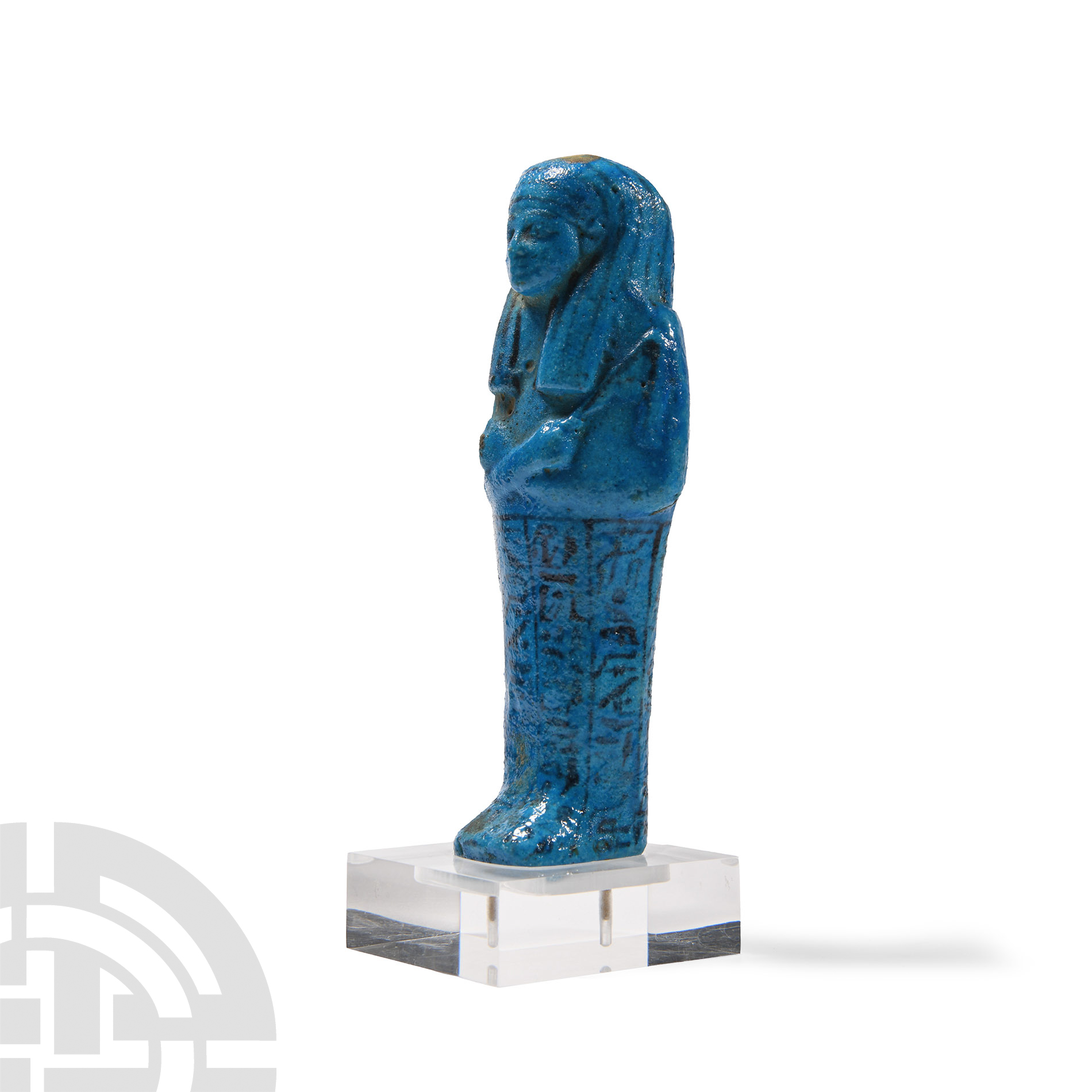 Egyptian Blue Faience Shabti for Nesitanebisheru - Image 2 of 4