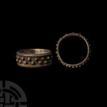 Viking Age Silver Ring with Filigree Decoration
