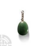 Dark Green Jade Pendant