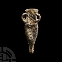 Byzantine Lead Pilgrim's Holy Water Ampulla