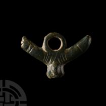 Roman Bronze Phallic Pendant