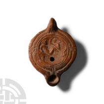 Roman Style Erotic Oil Lamp