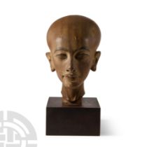 Egyptian Revival Terracotta Head