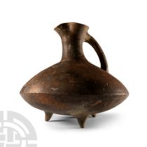 Eastern Mediterranean Tripod Footed Jug with Strainer