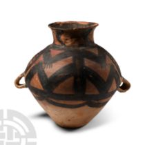 Chinese Neolithic Ceramic Frog Amphora