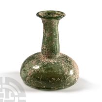 Roman Blue-Green Glass Vessel