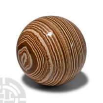 Natural History - Large Banded Agate Sphere