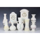 A collection of Belleek, mid-20th century and later, including a limited edition Archive