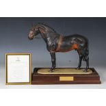 A Clermont Fine China limited edition equestrian model of Mulgrave Supreme, Cleveland Bay