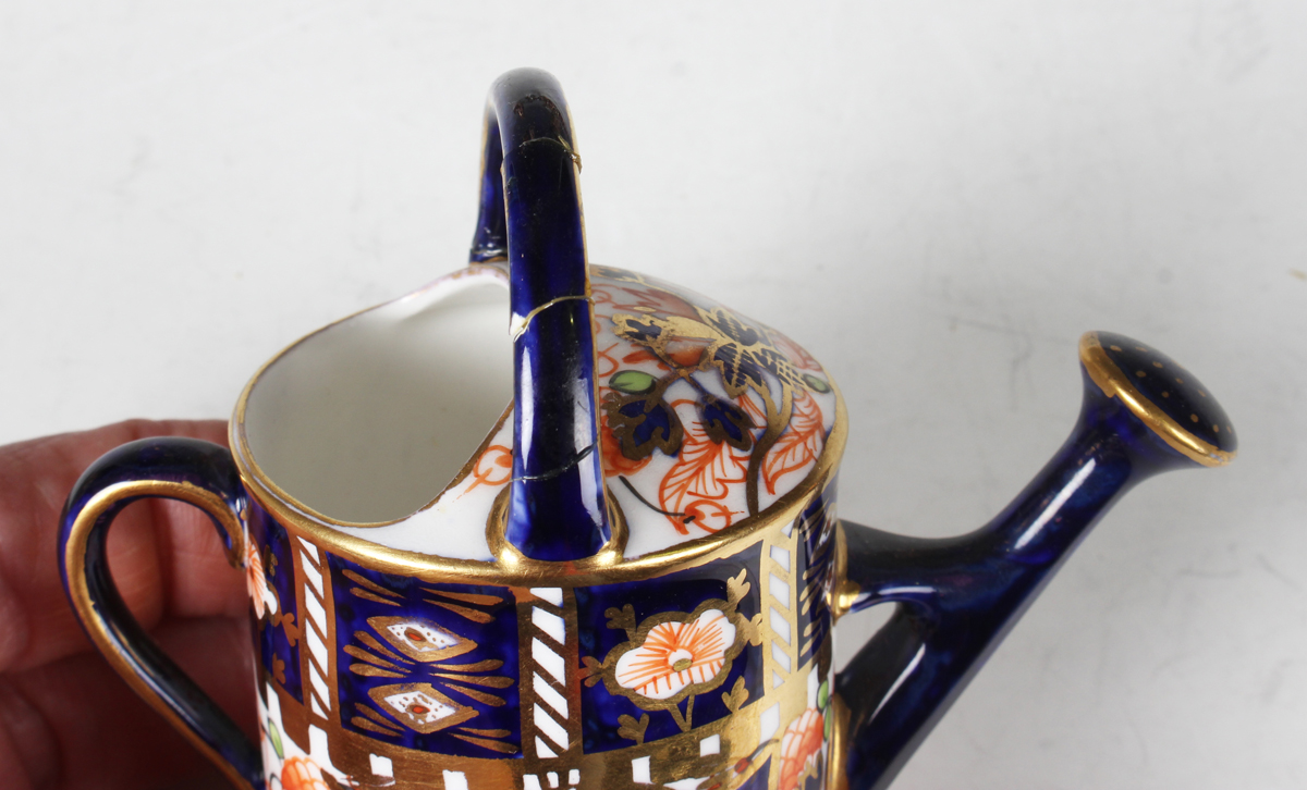 Eight pieces of Royal Crown Derby decorated in the 1128 Japan pattern, 1913-1927, comprising a - Image 3 of 6