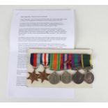 A group of six Second World War and later medals to Major D.A. Bliss, comprising 1939-45 Star,