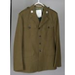 A post-1952 Royal Irish Regiment uniform, comprising parade jacket with Inniskilling collar