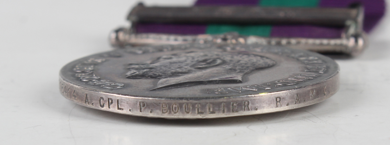 A King's South Africa Medal with two bars, 'South Africa 1901' and 'South Africa 1902', to '5461 - Image 3 of 8