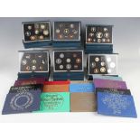 A large collection of Royal Mint year-type proof coin sets.Buyer’s Premium 29.4% (including VAT @