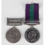 A King's South Africa Medal with two bars, 'South Africa 1901' and 'South Africa 1902', to '5461