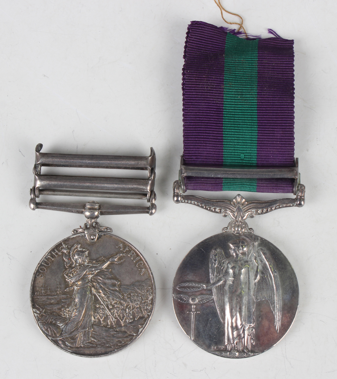 A King's South Africa Medal with two bars, 'South Africa 1901' and 'South Africa 1902', to '5461 - Image 8 of 8