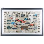 Tull Graphic Ltd (printers) - 'Motor Racing, nil mortalibus ardui est' (Vintage Racing Car