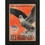 George M. Reevs - 'July Scribner's, The United States Will Pay', 19th century lithograph in colours,