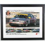 Audi Sport (publishers) - 'Frank Biela, Audi A4 Quattro. Winner, 1995 FIA Touring Car World Cup
