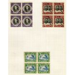 A collection of British Commonwealth stamps in albums and on album leaves with ascension, British