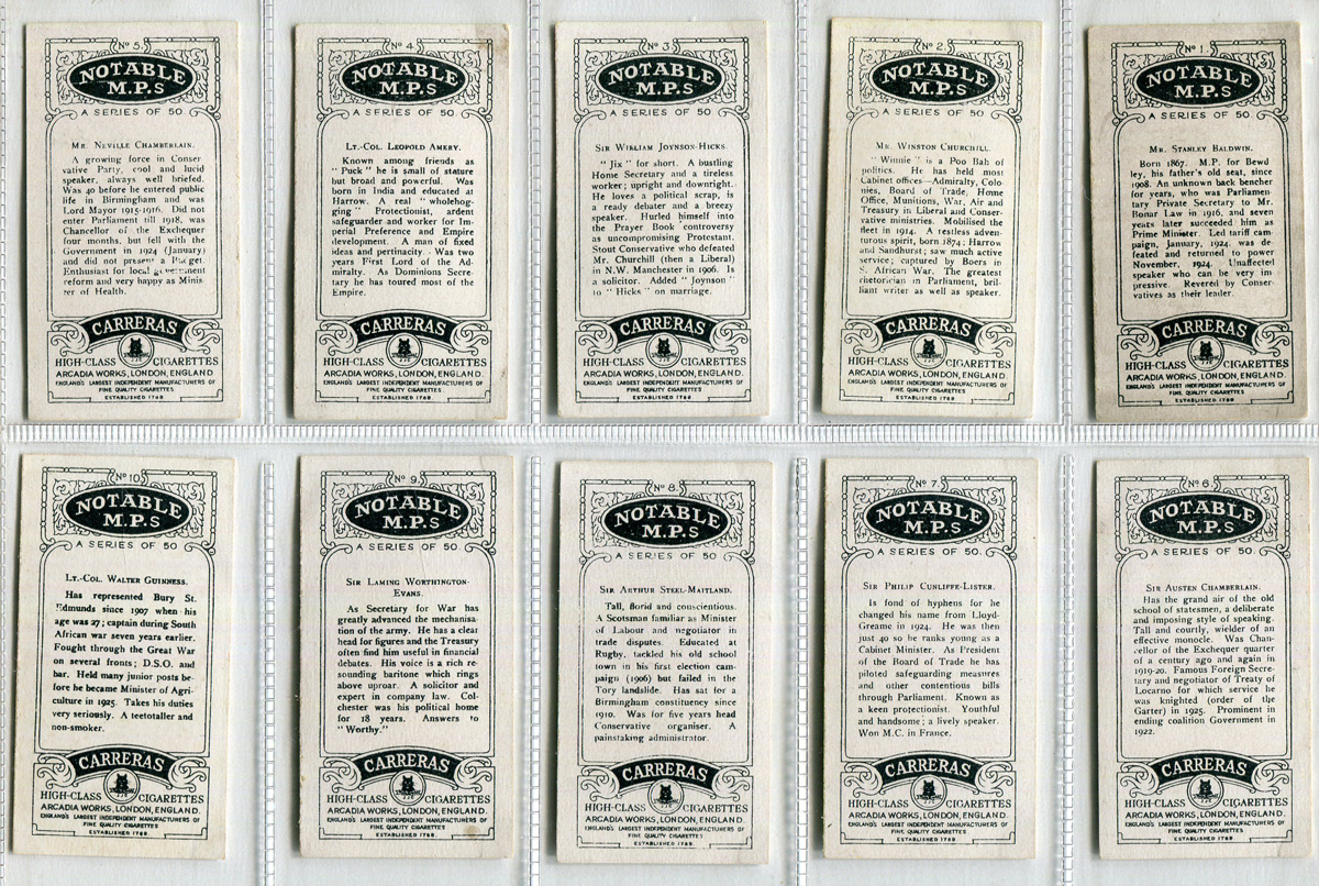 A collection of cigarette and trade cards in twenty-three albums, including a set of 50 Carreras ' - Image 25 of 29