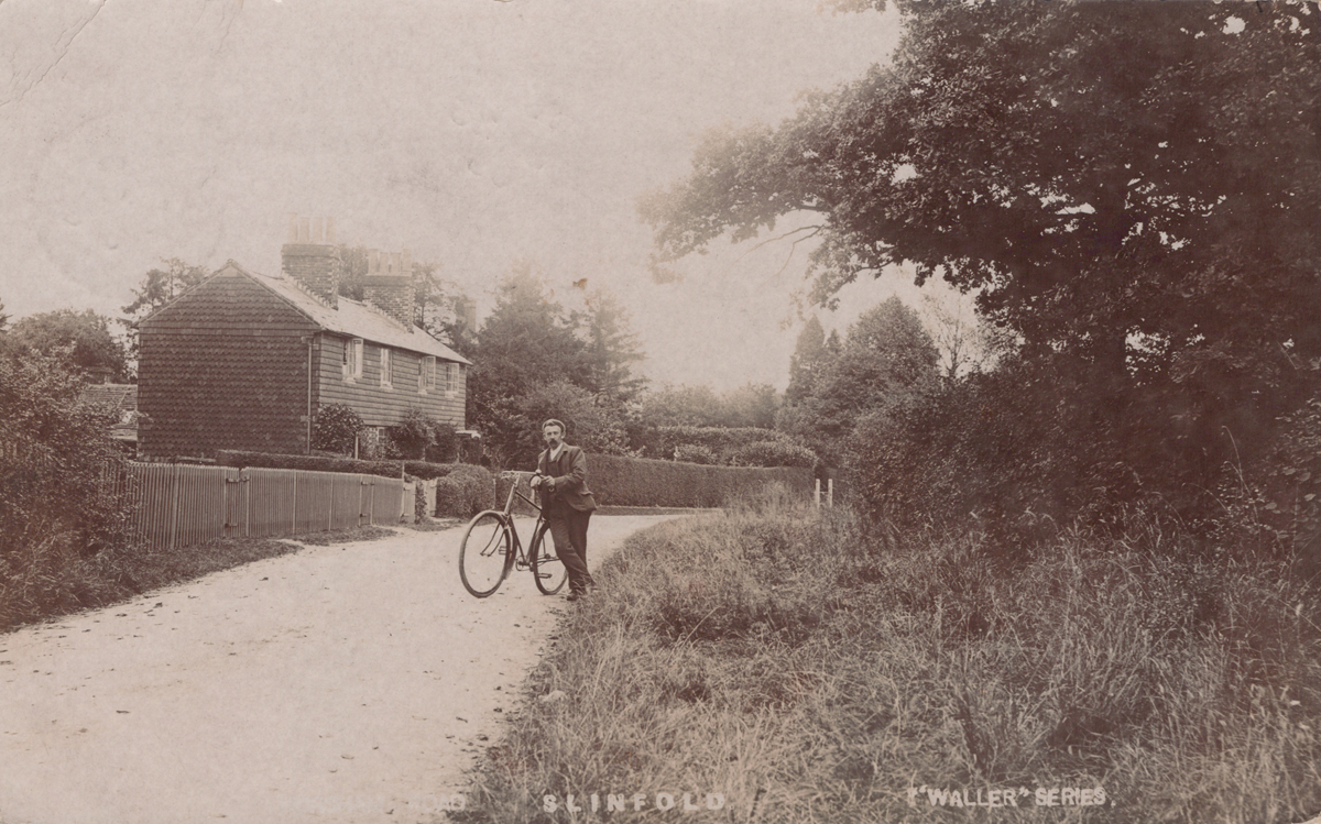 A collection of 45 postcards of Slinfold, West Sussex, including photographic postcards titled ' - Image 11 of 14