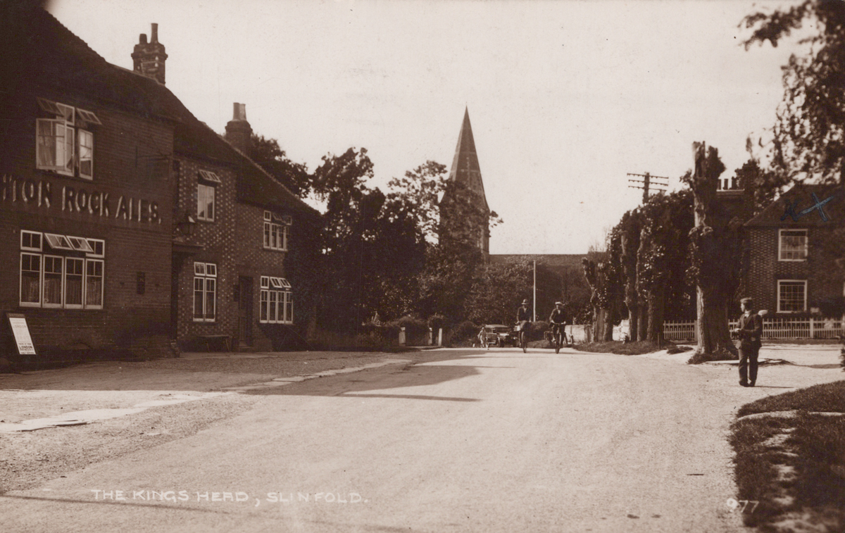 A collection of 45 postcards of Slinfold, West Sussex, including photographic postcards titled ' - Image 2 of 14