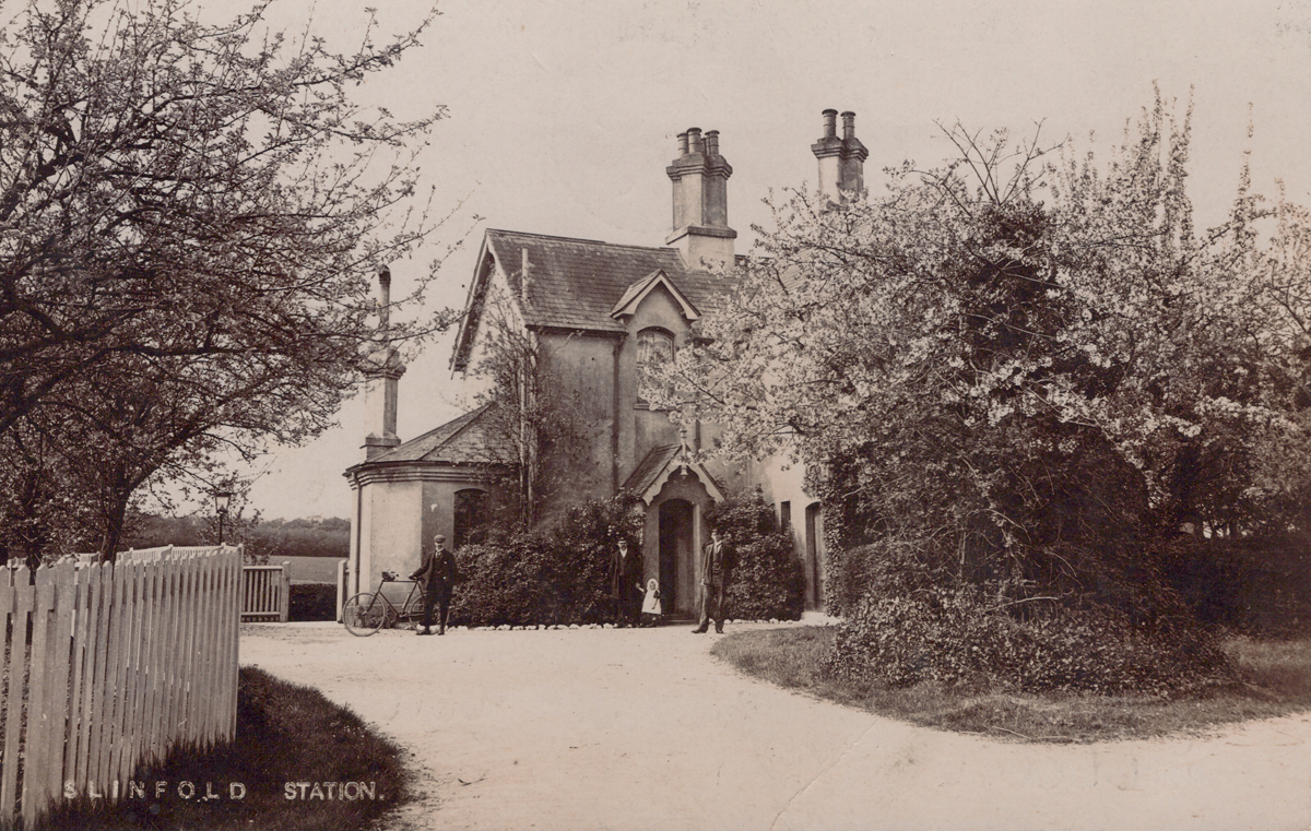 A collection of 45 postcards of Slinfold, West Sussex, including photographic postcards titled '